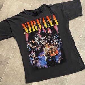 Vtg Nirvana Unplugged Distressed